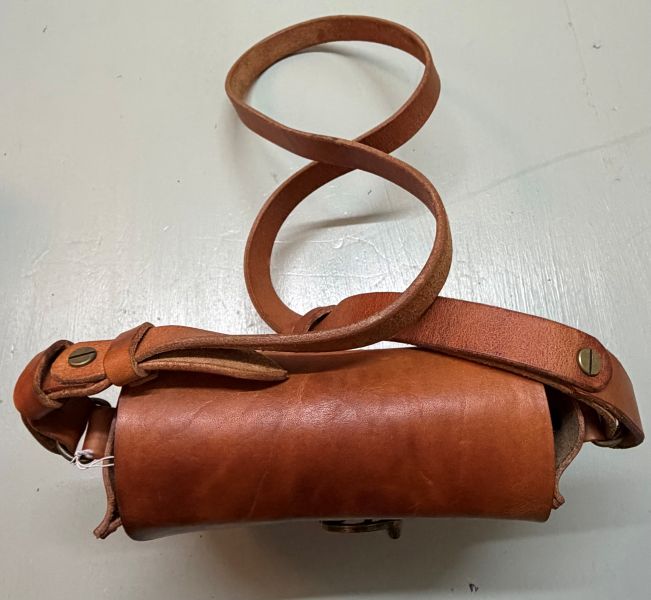 Handcrafted Full-Grain Leather Saddle Bag