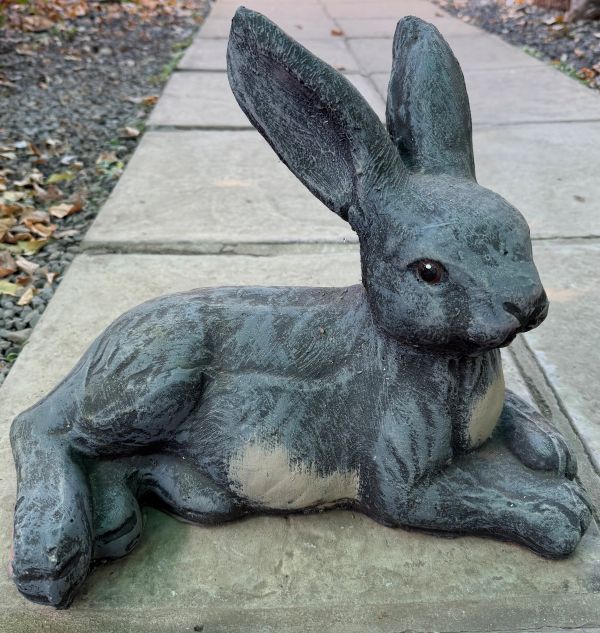 Cement Rabbit Statue
