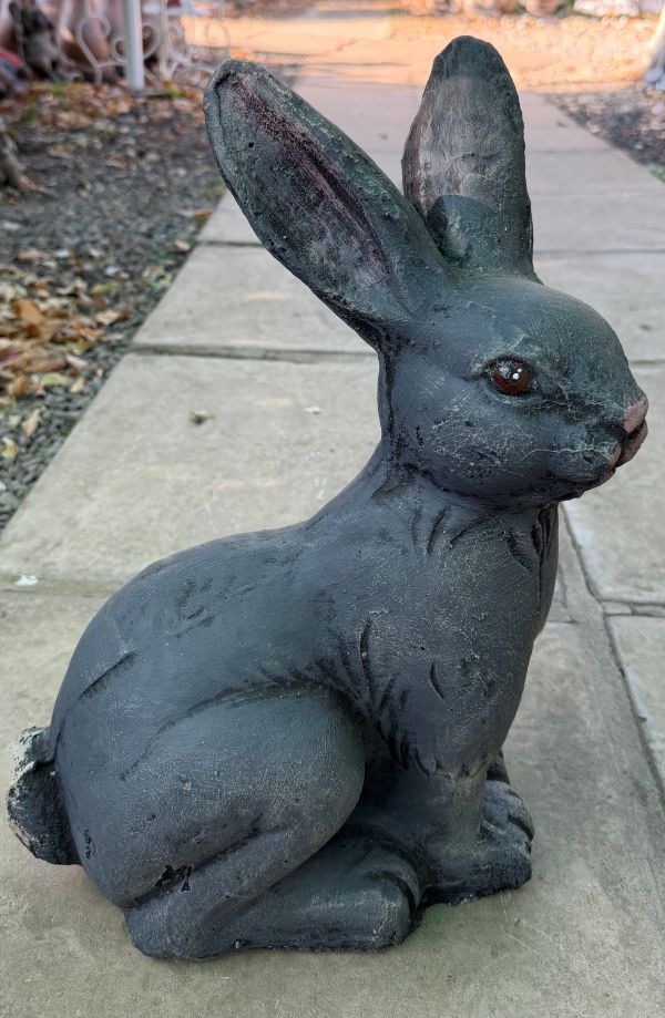 Cement Rabbit Statue