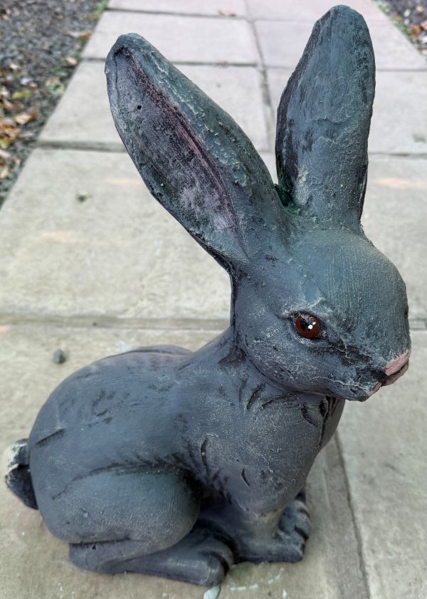 Cement Rabbit Statue
