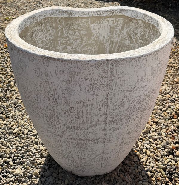 Rustic Stone Tapered Planter