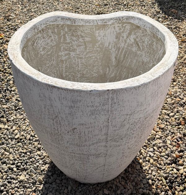 Rustic Stone Tapered Planter