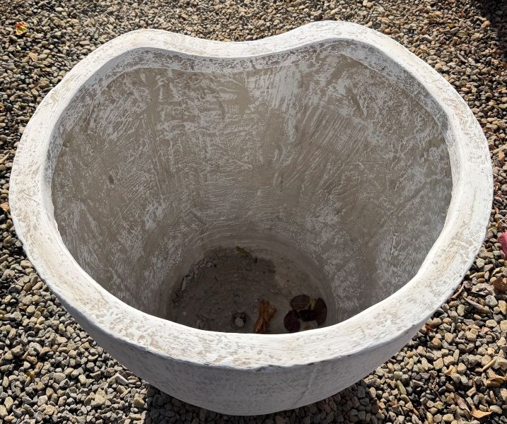 Rustic Stone Tapered Planter