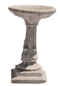 Culterra Medium Concrete Bird Bath