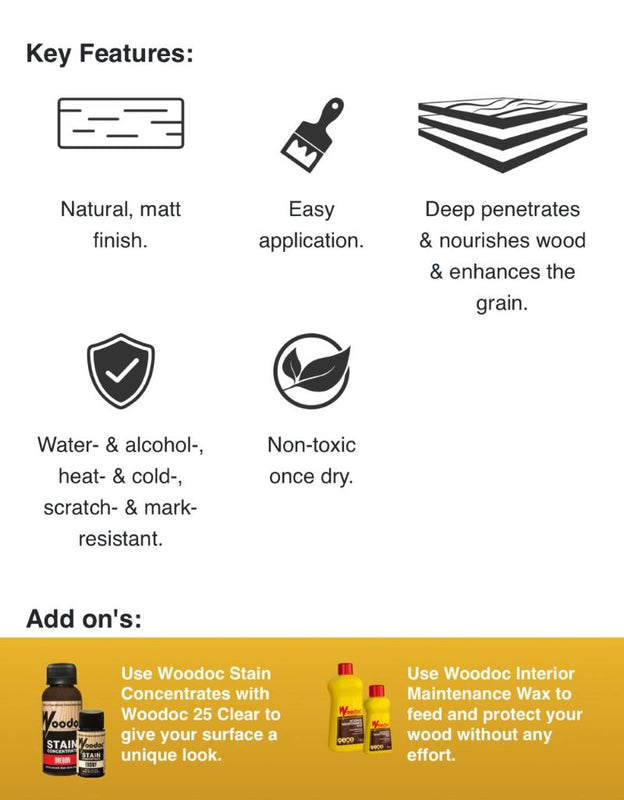 Woodoc 5 Matt Clear Matt Interior Polywax Sealer