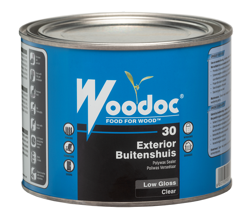 Woodoc 30 Clear Low Gloss Exterior Polywax Sealer