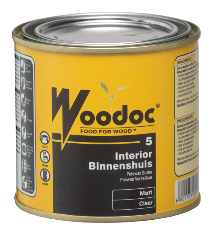 Woodoc 5 Matt Clear Matt Interior Polywax Sealer