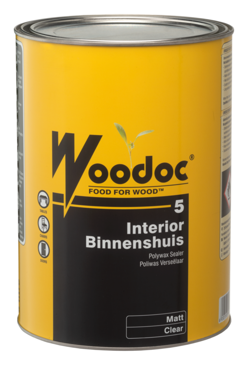 Woodoc 5 Matt Clear Matt Interior Polywax Sealer
